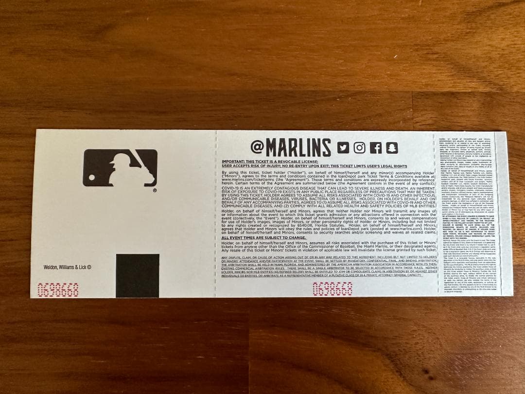 大谷翔平 50-50 達成試合 未使用チケット トップローダー付き（席番号14）