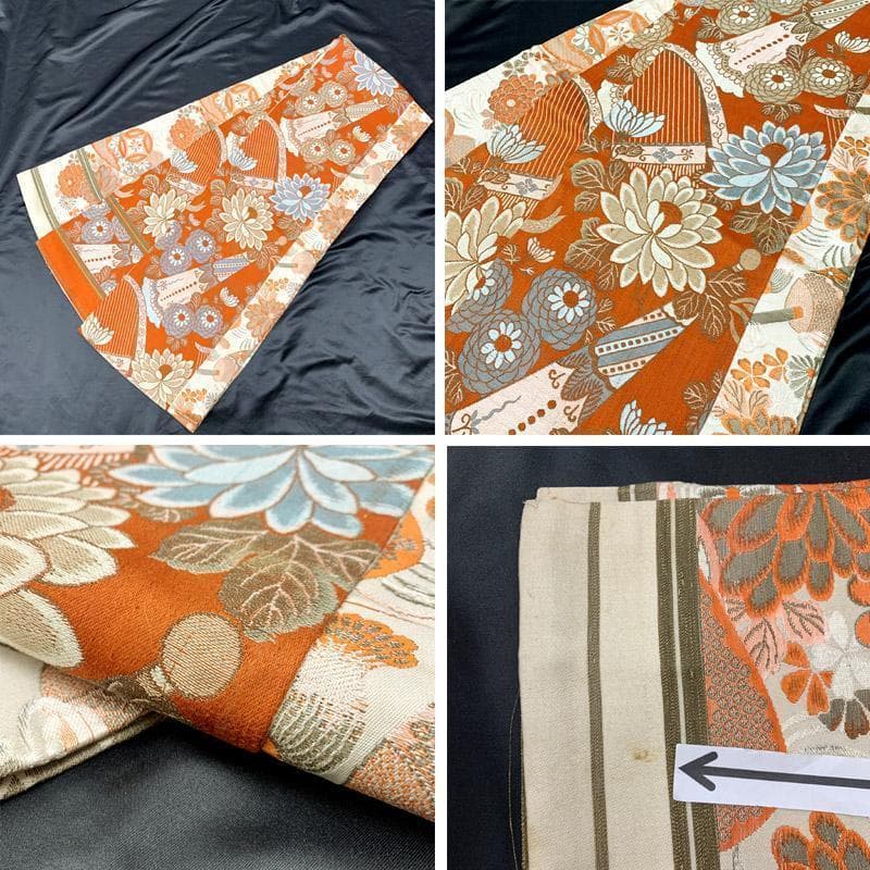 508agu36◎七五三 七歳 アンティーク着物&アンティーク丸帯◎