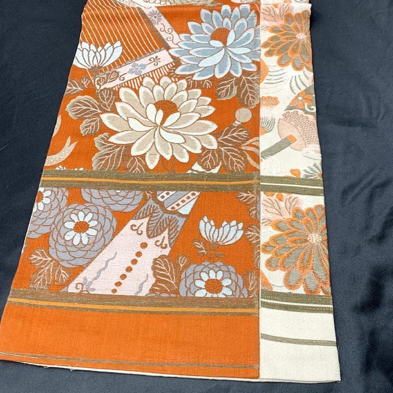 508agu36◎七五三 七歳 アンティーク着物&アンティーク丸帯◎