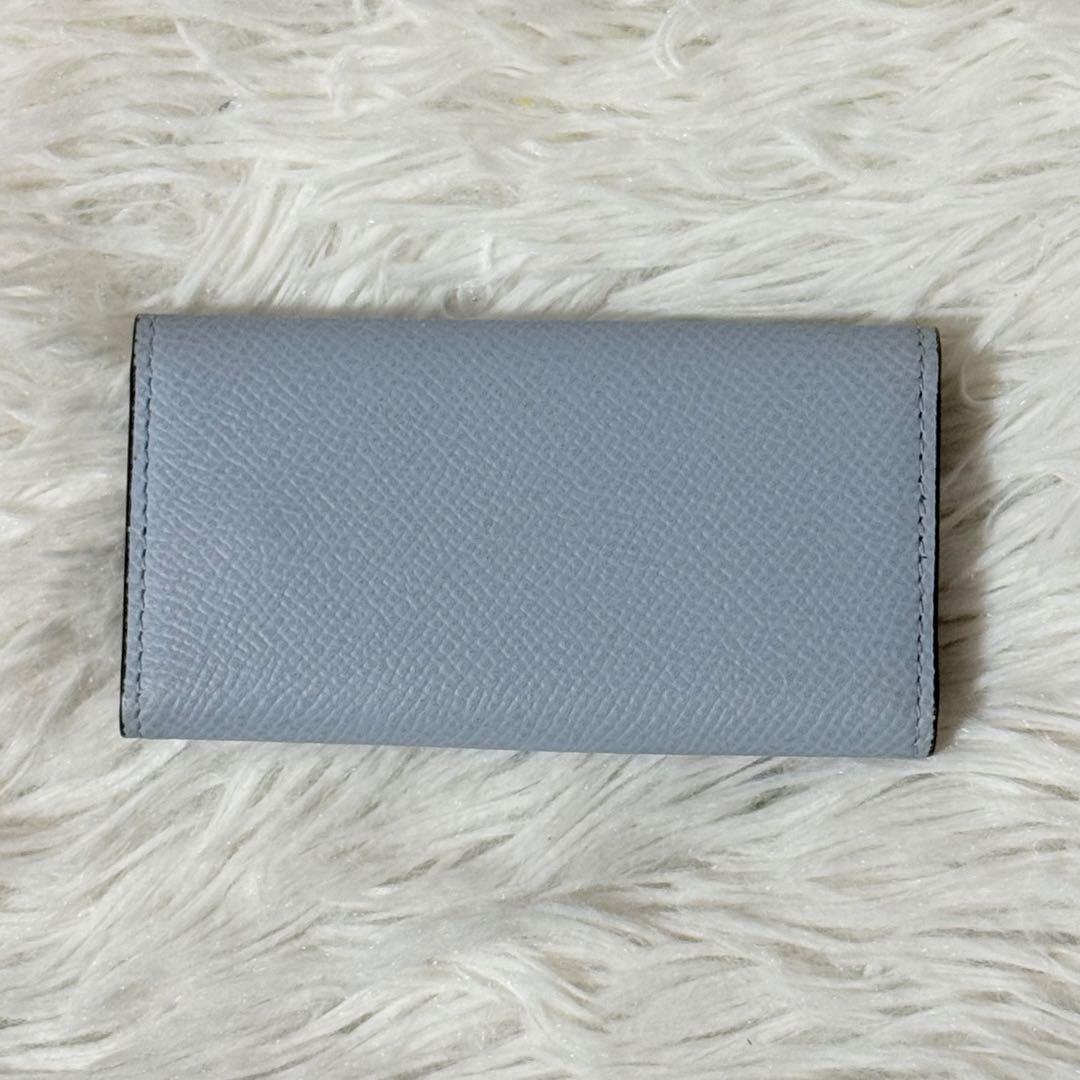 ⭐️未使用⭐️　ボナベンチュラ　スリム　キーケース　ノービレレザー　ブルーリン