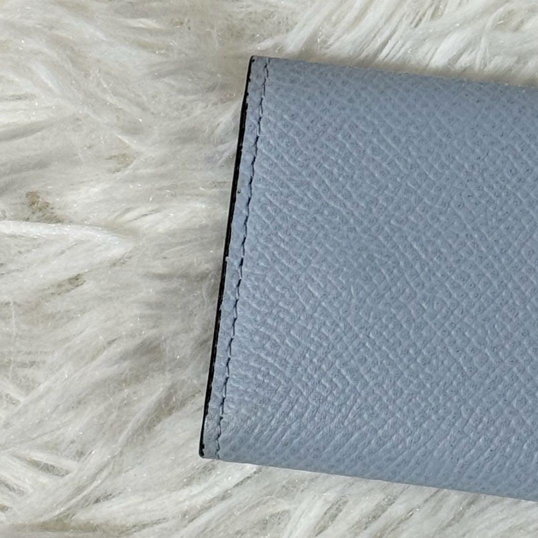 ⭐️未使用⭐️　ボナベンチュラ　スリム　キーケース　ノービレレザー　ブルーリン