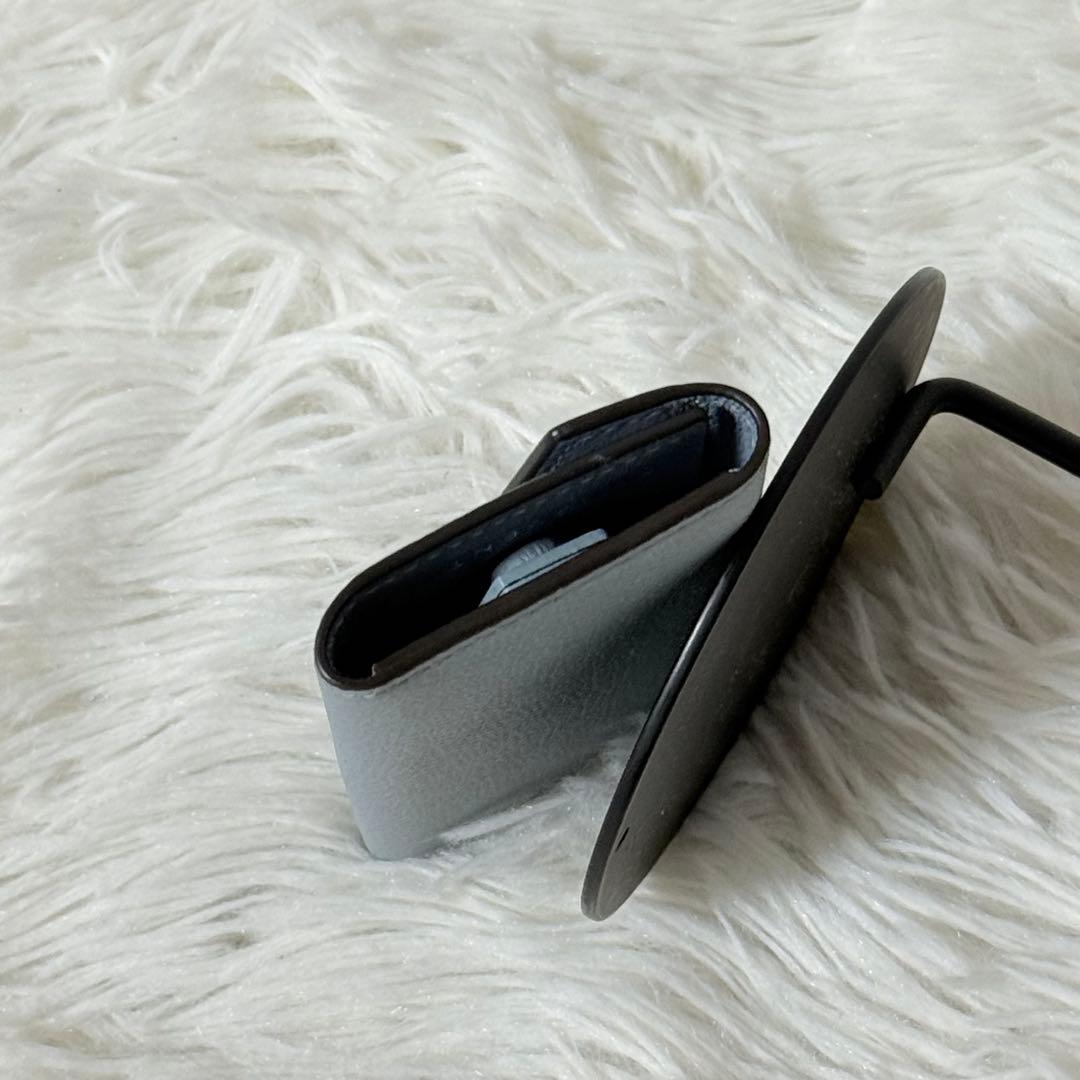 ⭐️未使用⭐️　ボナベンチュラ　スリム　キーケース　ノービレレザー　ブルーリン