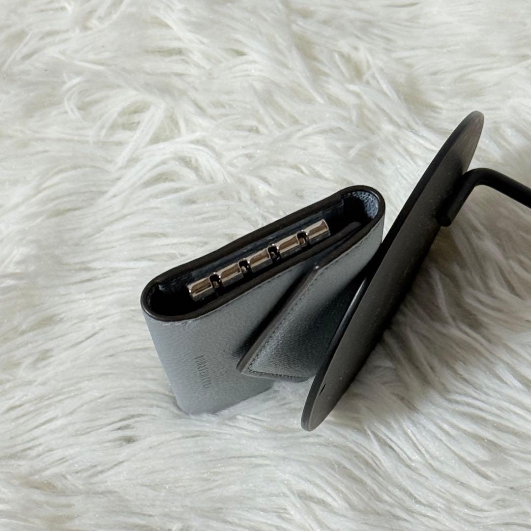 ⭐️未使用⭐️　ボナベンチュラ　スリム　キーケース　ノービレレザー　ブルーリン