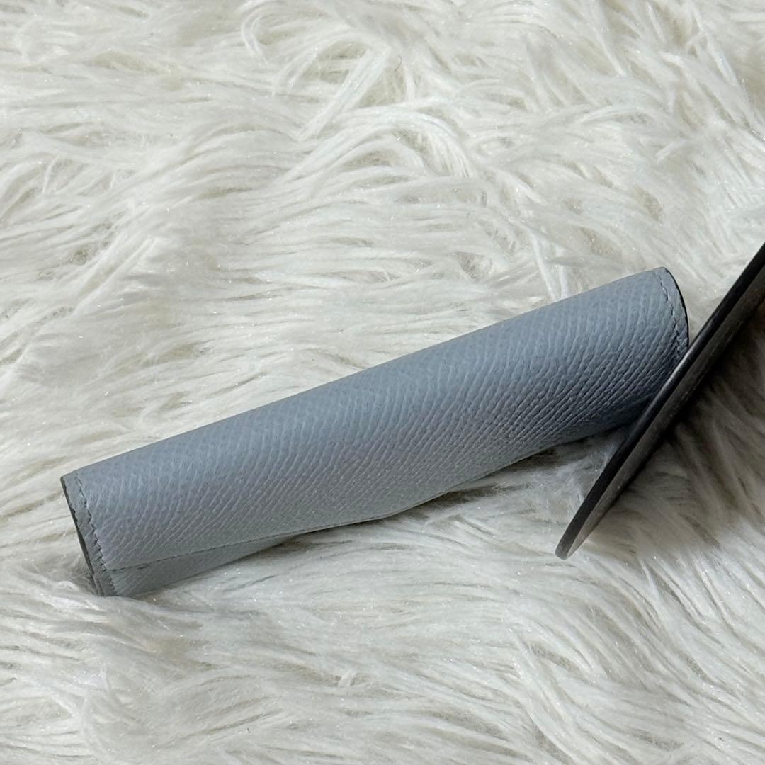 ⭐️未使用⭐️　ボナベンチュラ　スリム　キーケース　ノービレレザー　ブルーリン