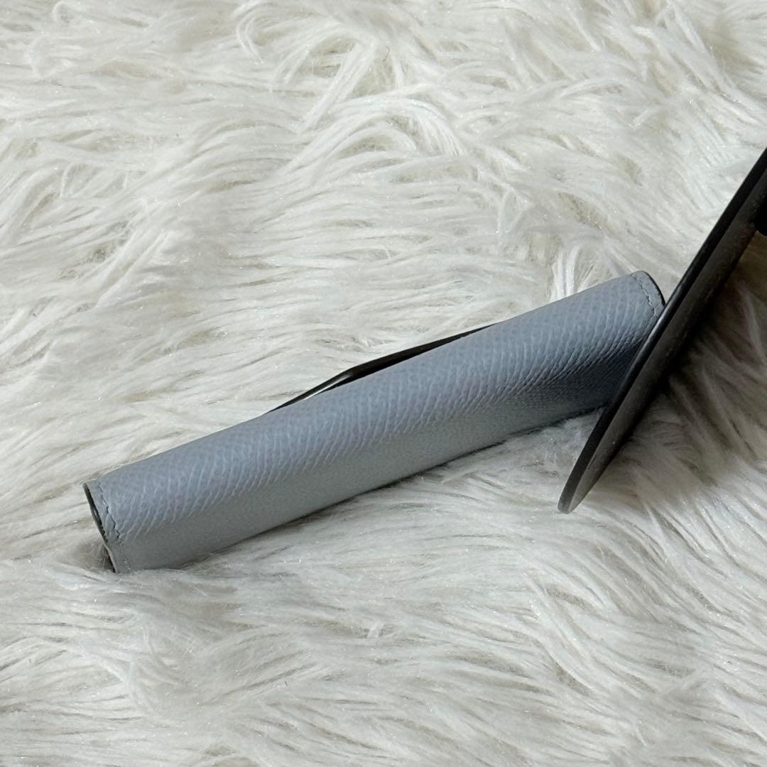 ⭐️未使用⭐️　ボナベンチュラ　スリム　キーケース　ノービレレザー　ブルーリン