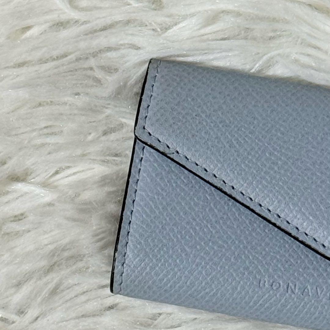 ⭐️未使用⭐️　ボナベンチュラ　スリム　キーケース　ノービレレザー　ブルーリン