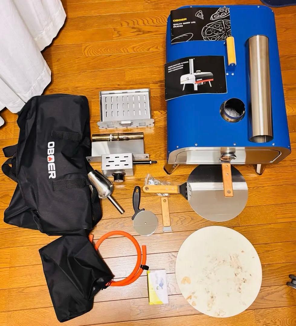 ピザ窯　バーベーキューアウトドアステンレスキャンプ調理器具