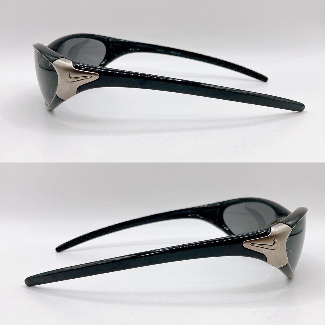 NIKE✨ナイキ　サングラス　サイドロゴ　ブラック　90s 00s Y2K