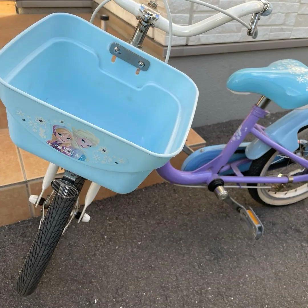 け*い様 アナと雪の女王 幼児用自転車　16インチ　サイクルハウス保管　補助輪