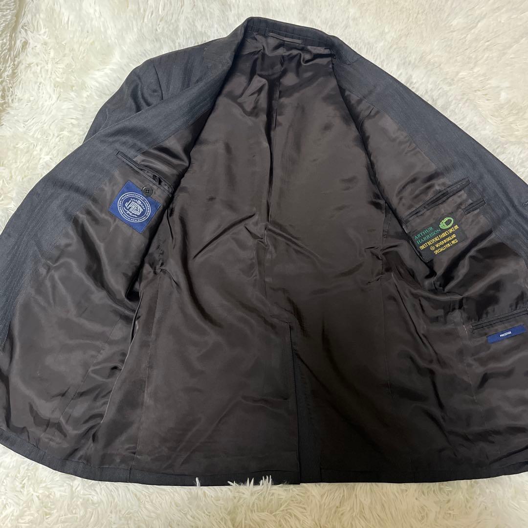 【極美品】JPRESS セットアップ スーツAB6 茶 ツイード オンワード樫山