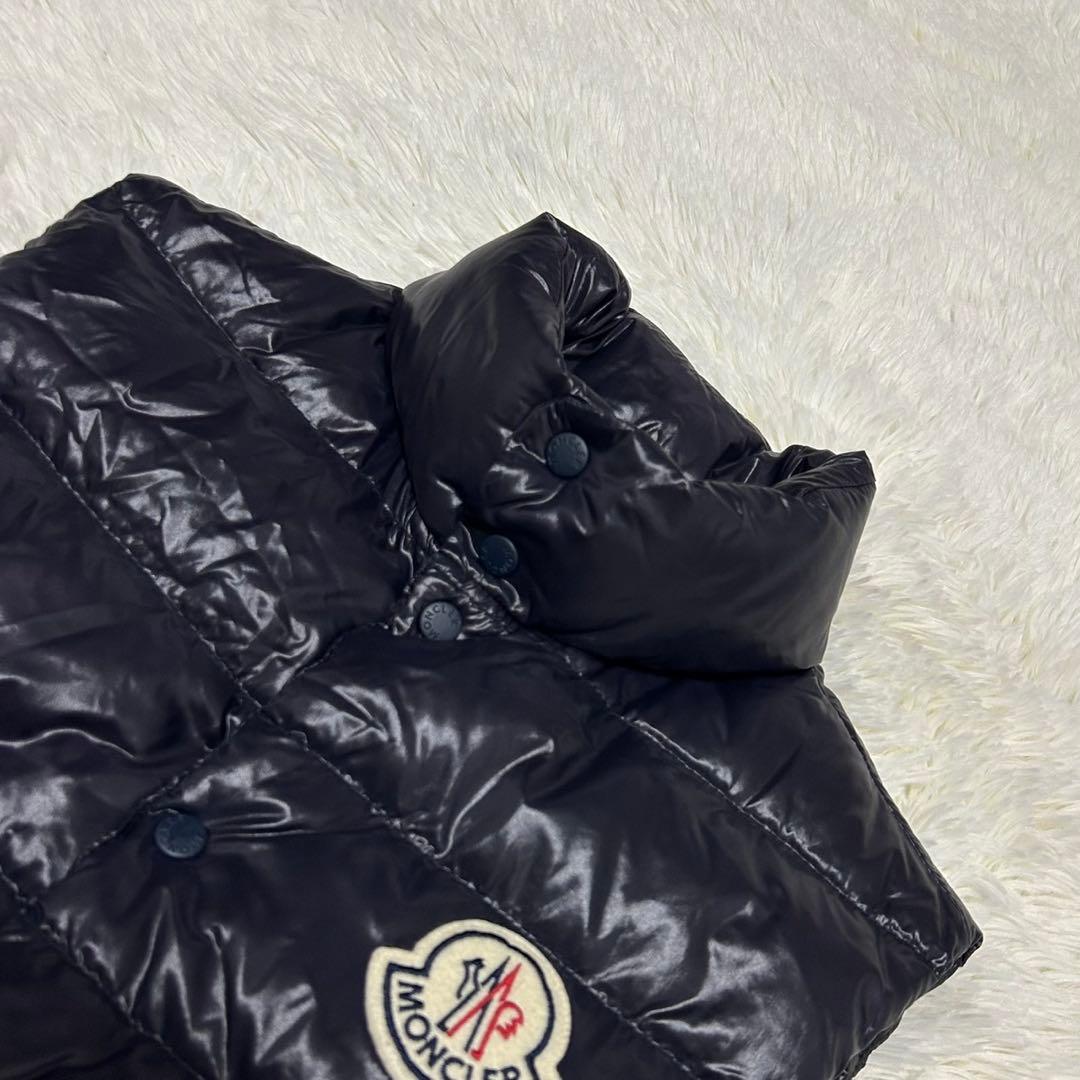 【正規美品/L】モンクレール チベット ダウンベスト ワッペン付き 肉厚 黒