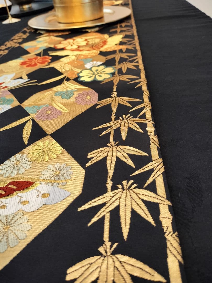ルブの森★　A619★逸品‼️高級全通帯‼️ひな祭り‼️テーブルランナー