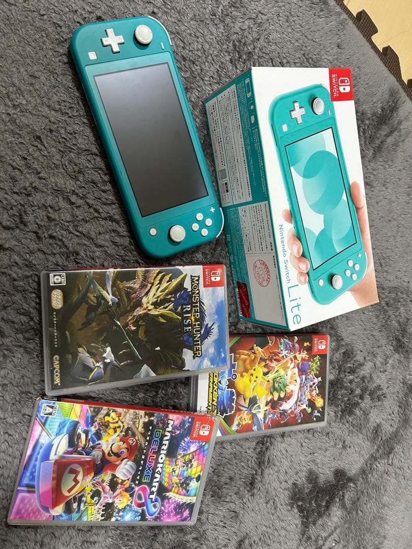 Nintendo Switch Lite ターコイズ 64GB 箱付き