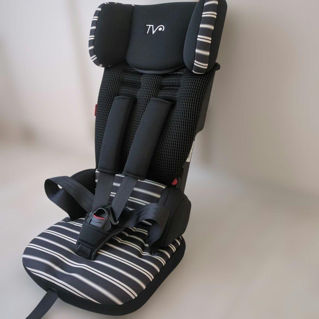 【未使用】日本育児 チャイルドシート トラベルベスト ECプラスブラックボーダー