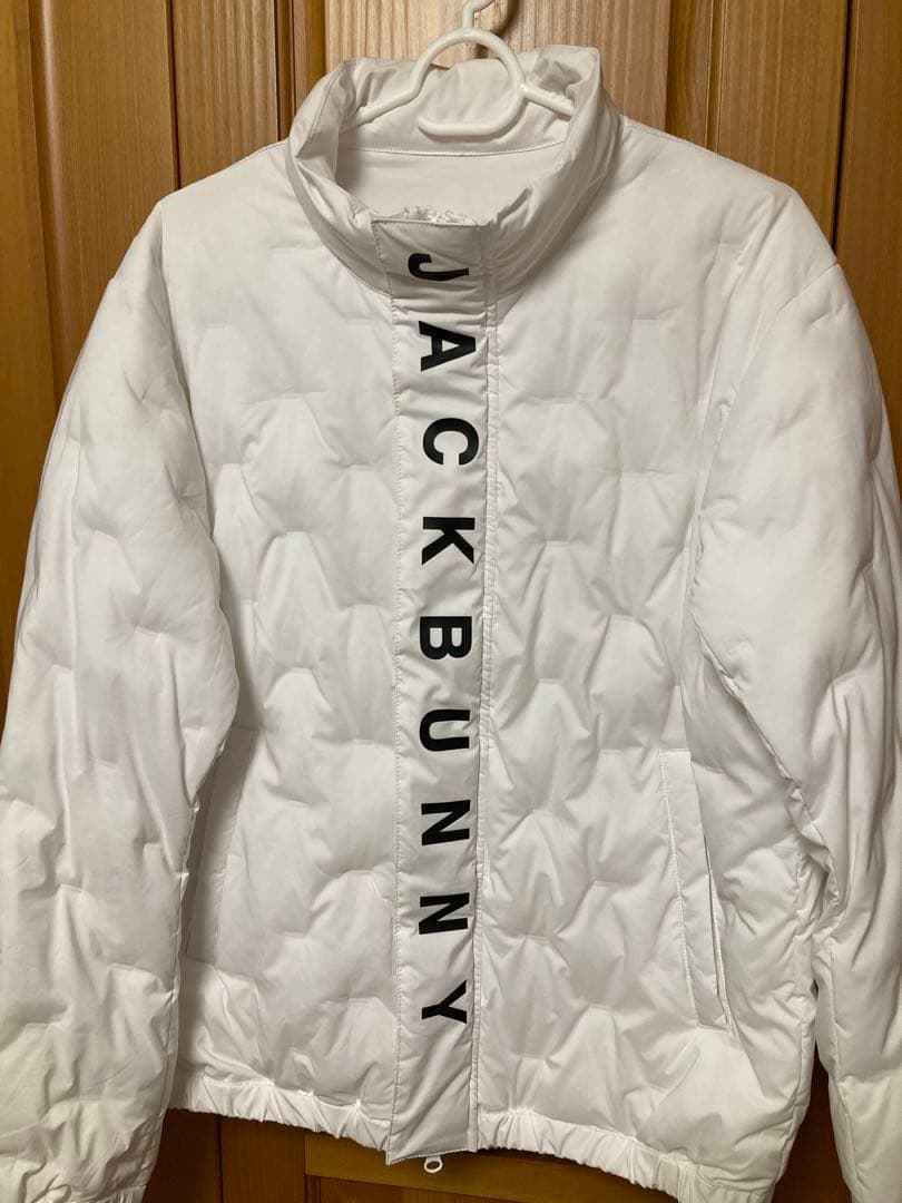 美品 JACK BUNNY ジャックバニー 中綿ジャンパー ブルゾン 白 2