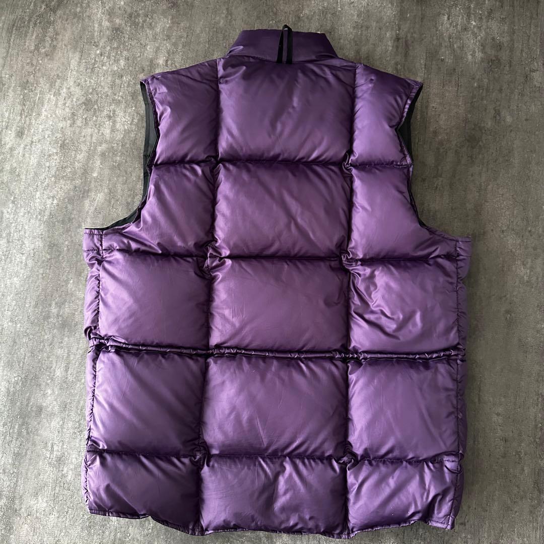 SIERRA DESIGNS リバーシブルダウンベスト ブラック/パープル