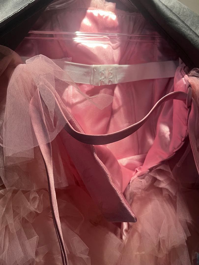 ピンクカラードレス カラードレス 結婚式ドレス