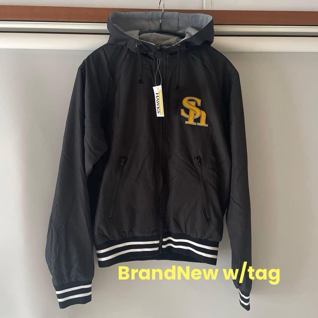 【タグ付新品未着用/希少】ソフトバンクホークス ダブルフェイスフーディー S