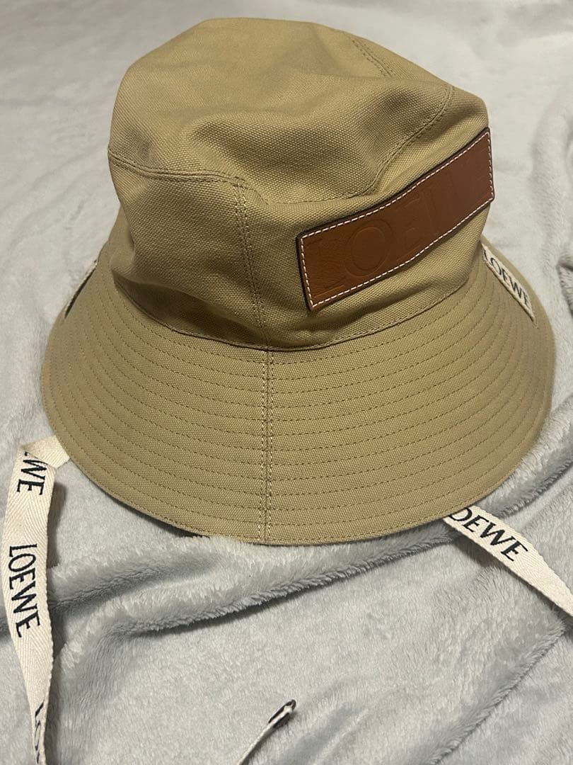 LOEWE ベージュ バケットハット サイズ59