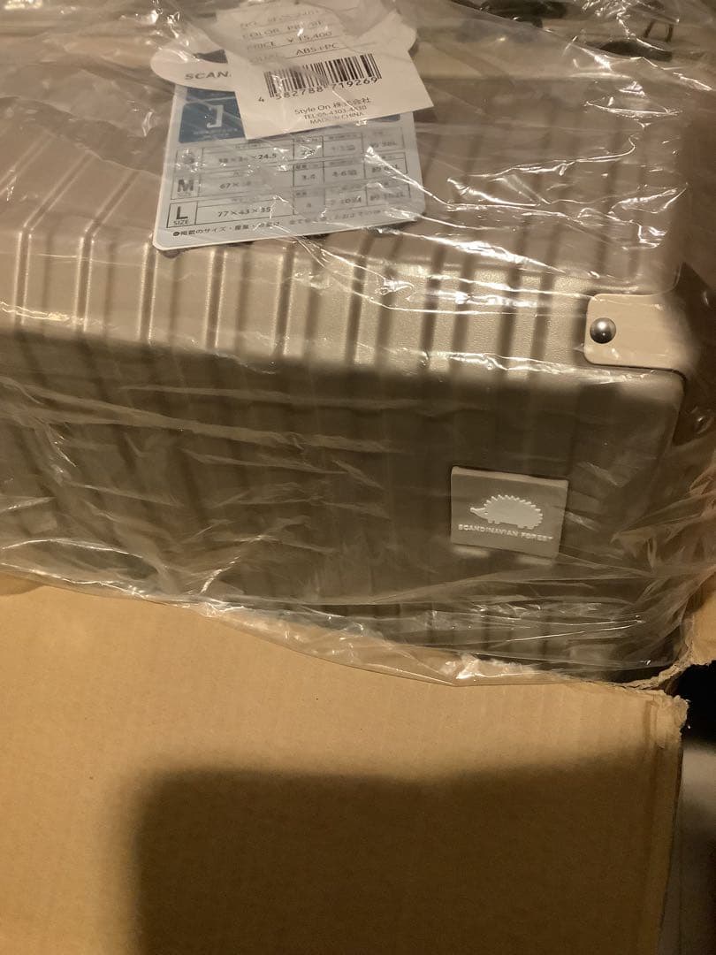 新品 Ｌsize ピンクベージュ スカンジナビアンフォレスト キャリーケース