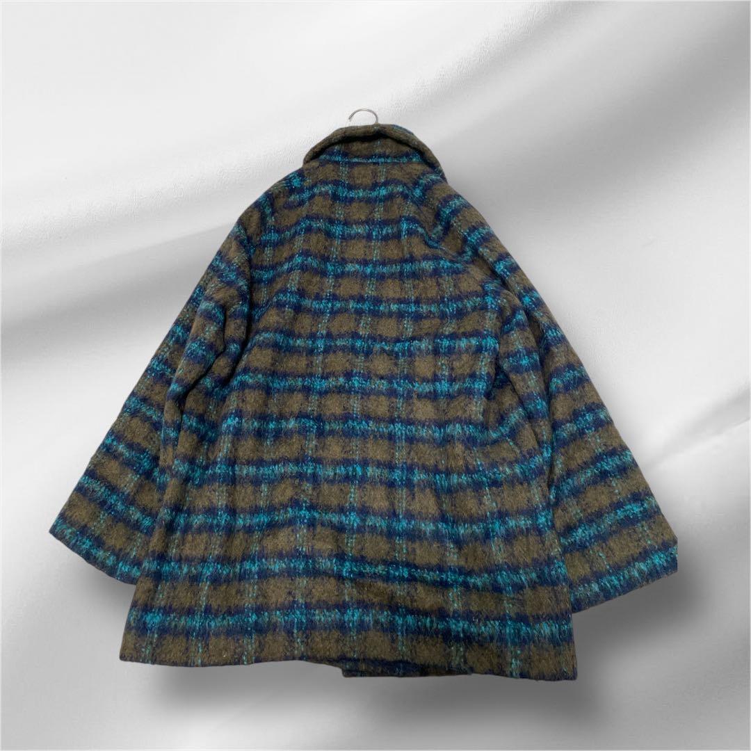 大きいサイズ！ROSSO35 イタリア製ウールアルパカブレンドステンカラーコート