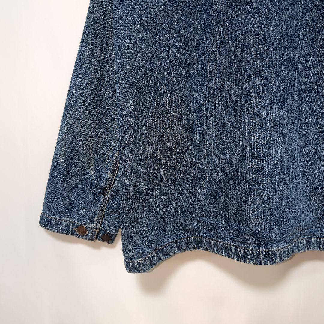 90s old GAP カバーオール 裏地付き 襟コーデュロイ 3本ステッチ