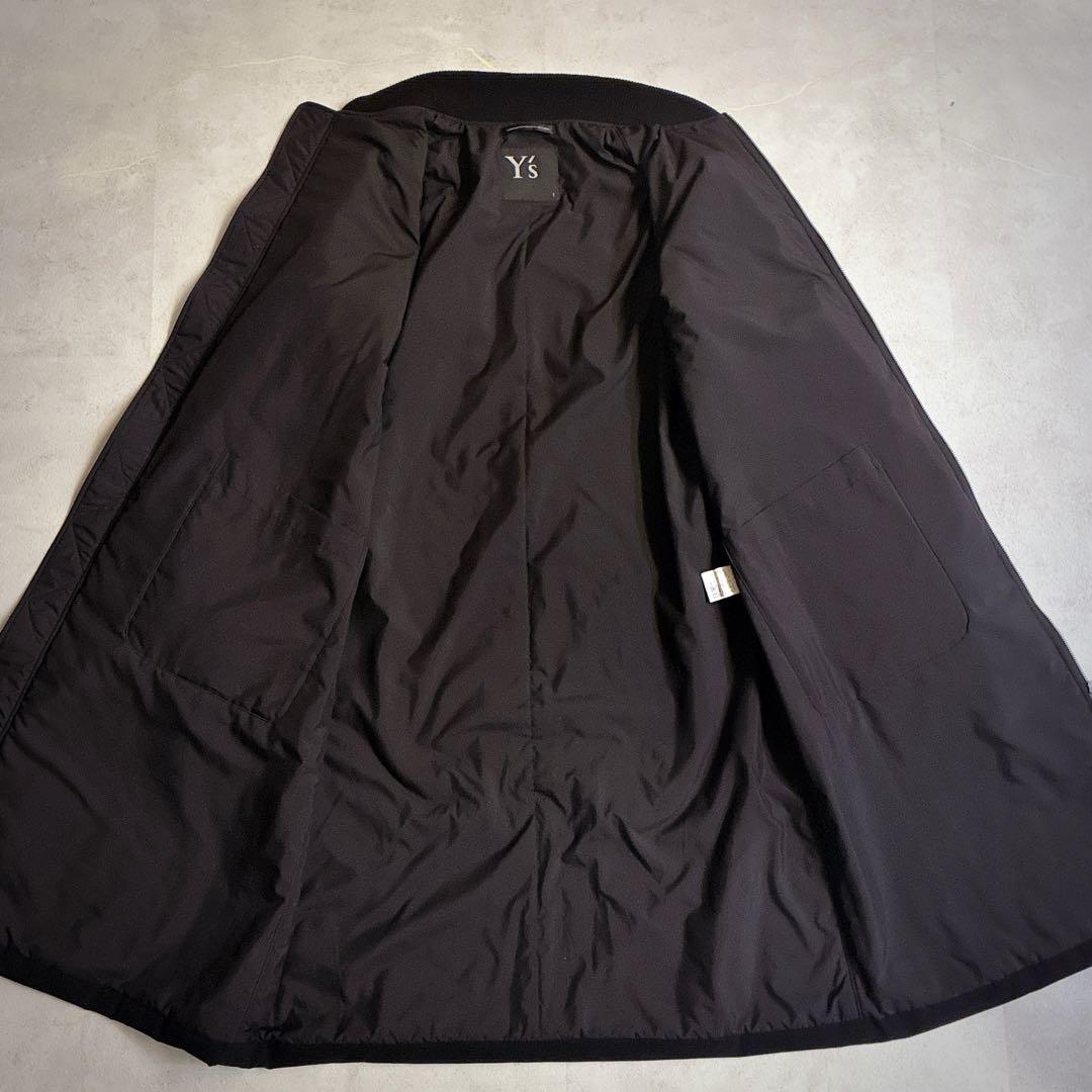 美品 Y's 2025AW LONG MA-1 ブルゾン ロングコート 中綿