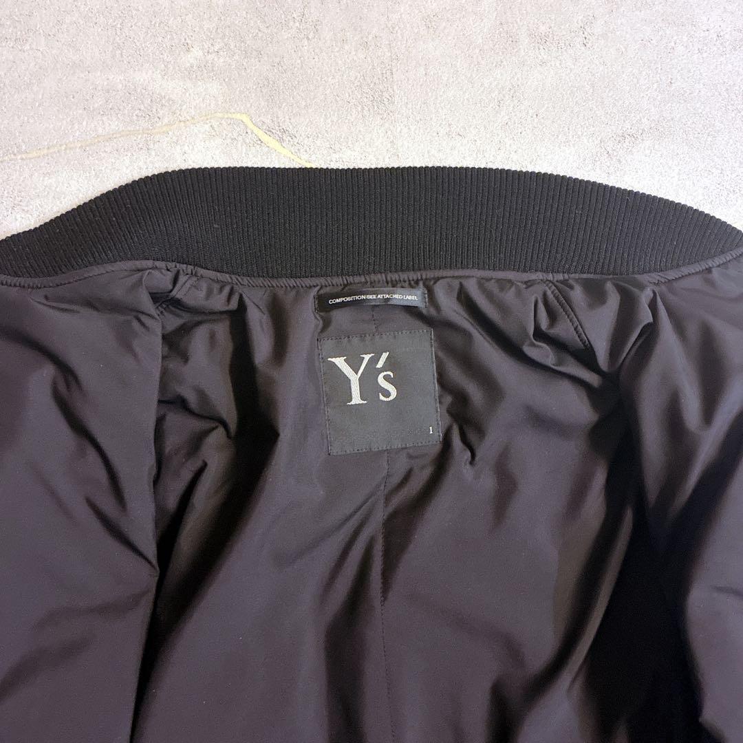 美品 Y's 2025AW LONG MA-1 ブルゾン ロングコート 中綿