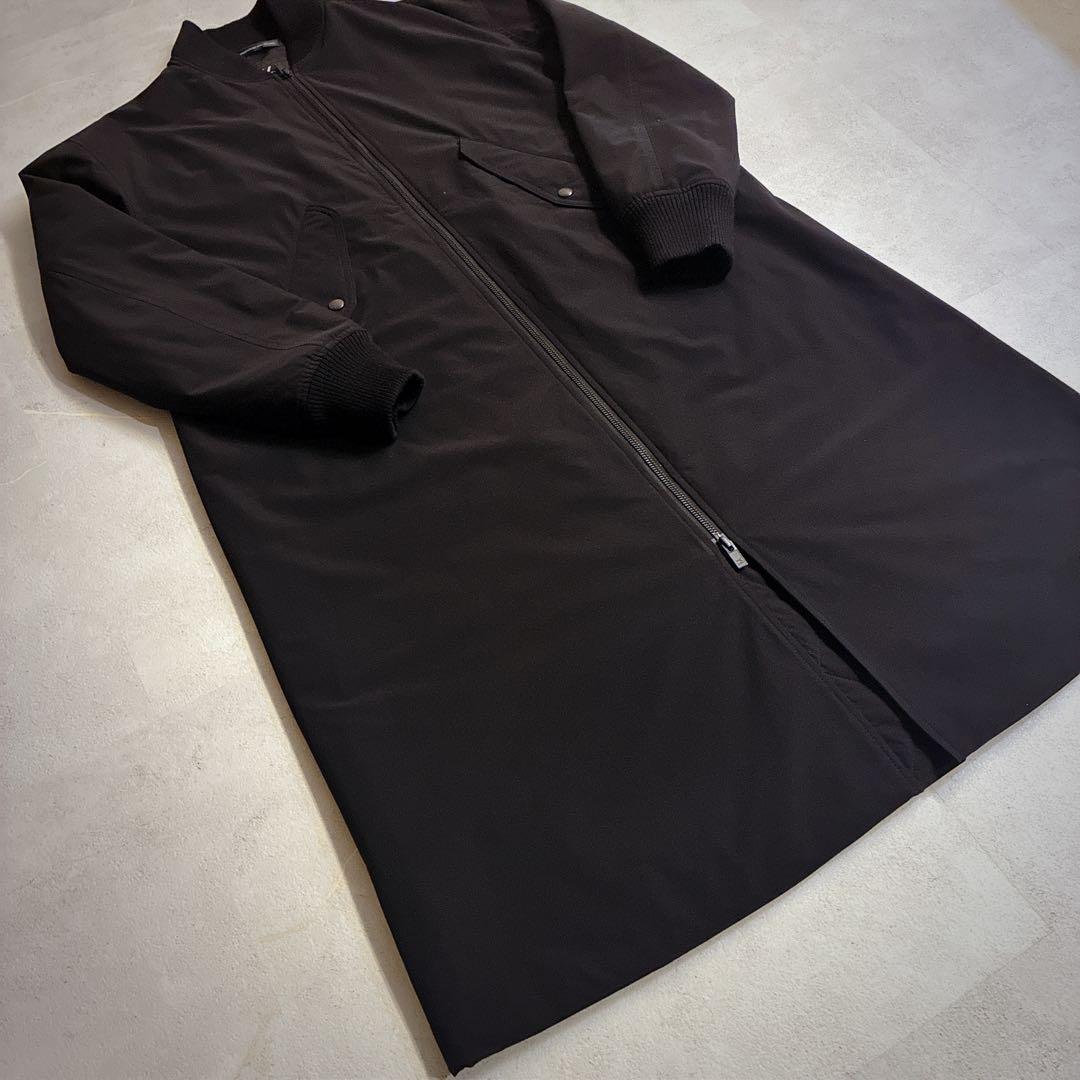 美品 Y's 2025AW LONG MA-1 ブルゾン ロングコート 中綿