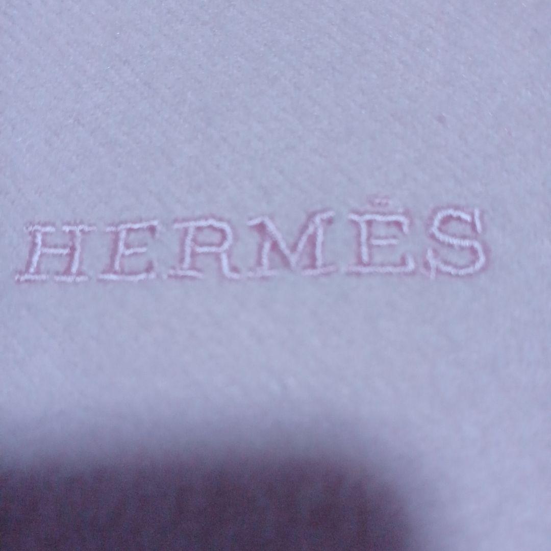 19 　エルメス　ストール　大判　70×188　ベビーピンク　マフラー　ショール