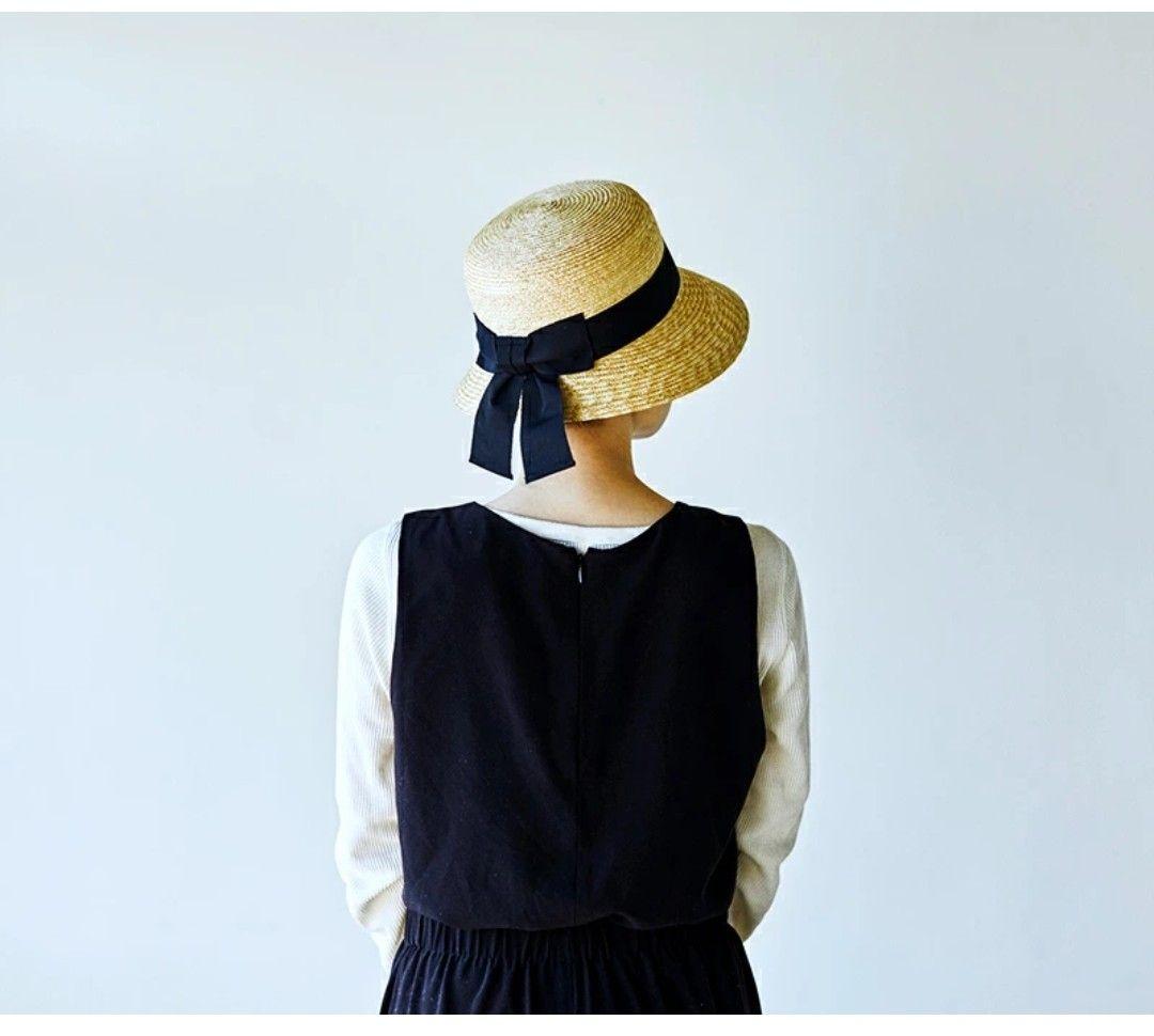 【新品・未使用・タグ付き】田中帽子店　アンヌ　女優帽 　57.5cm