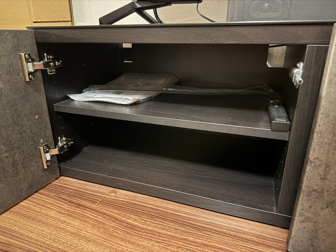 (kページ)IKEA BESTÅ ベストー ガラス天板テレビ台