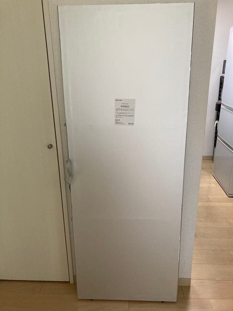 大きめ二面鏡スタンドミラー 収納カバー付き