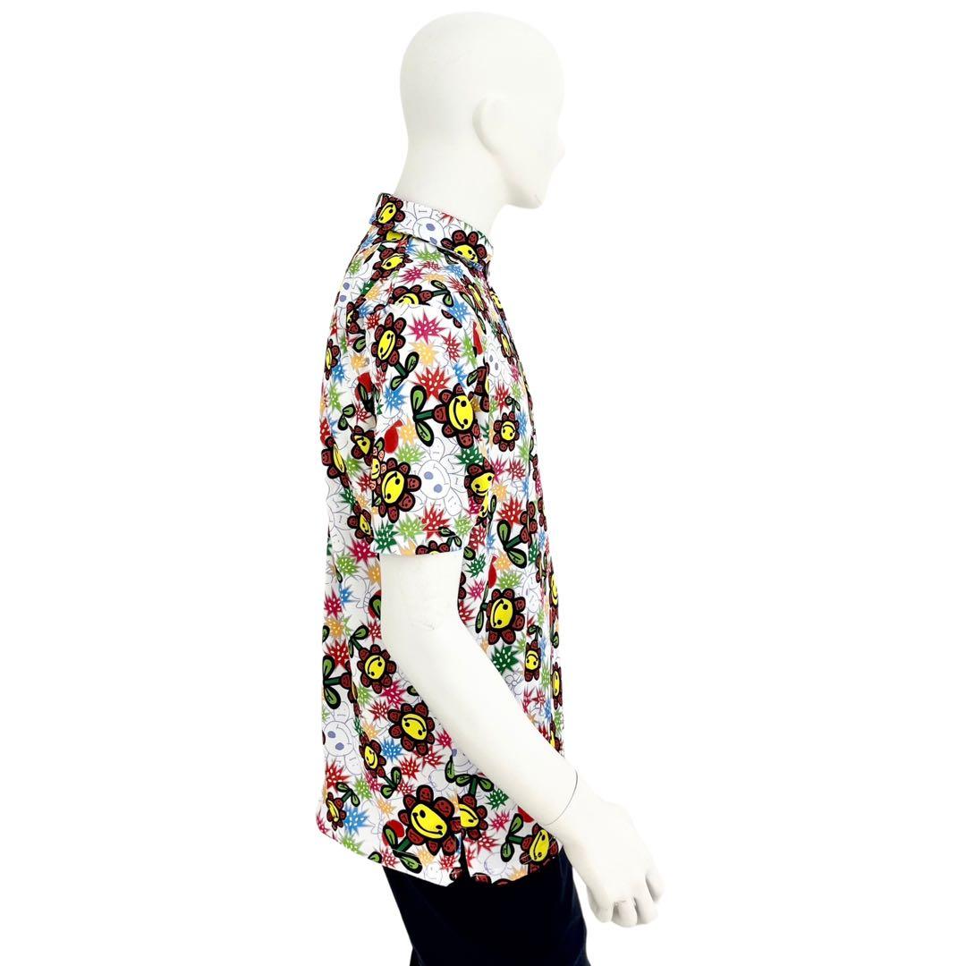 エリートグリップ　ラフウォーター　ポロシャツ　ハッピー6柄　ホワイト　LL