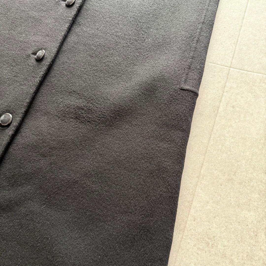 フォクシー　ロングコート　ジレ　アウター　カシミヤ100％　黒　　40