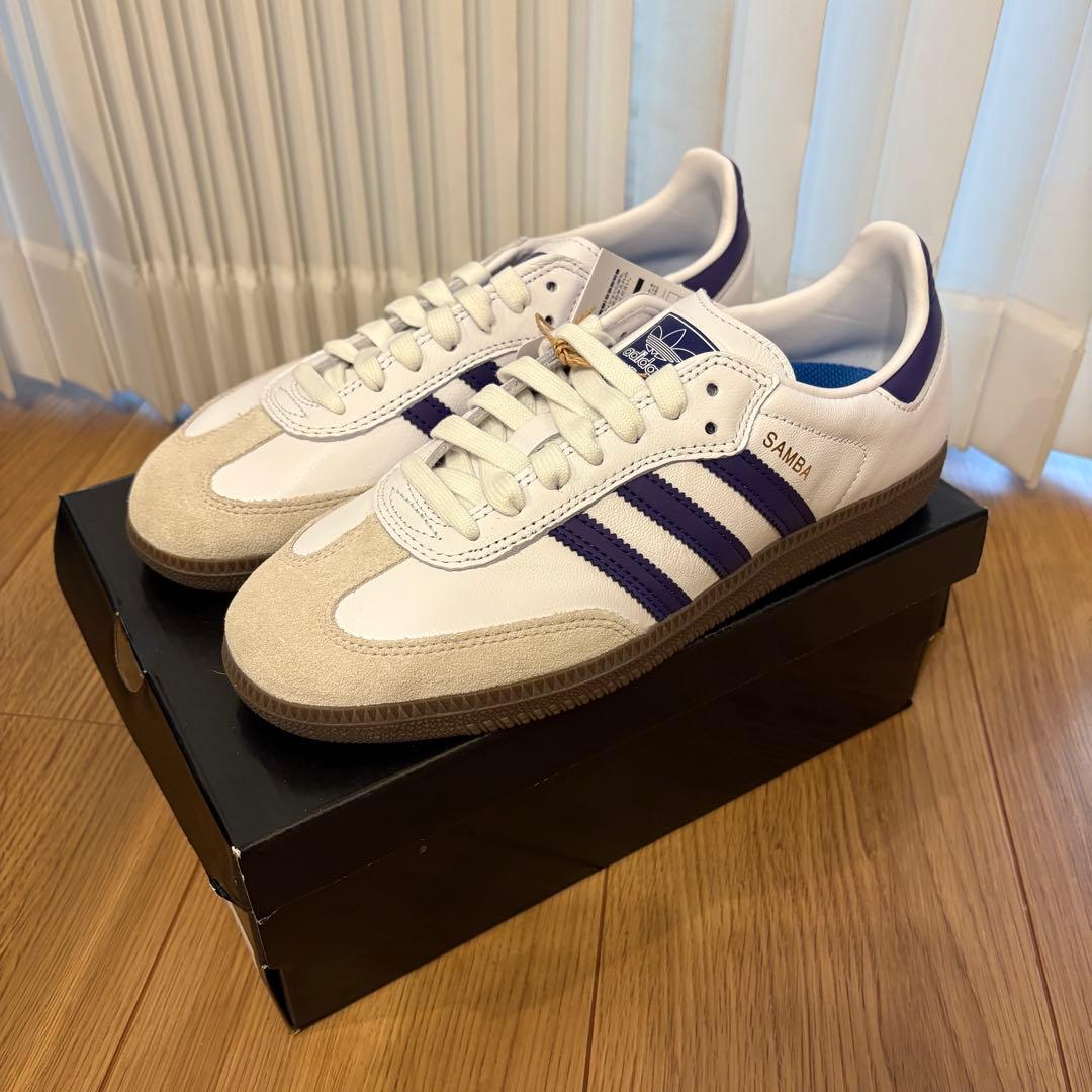み*ん様 アディダス スケートボーディング SAMBA ADVムラサキスポーツ限