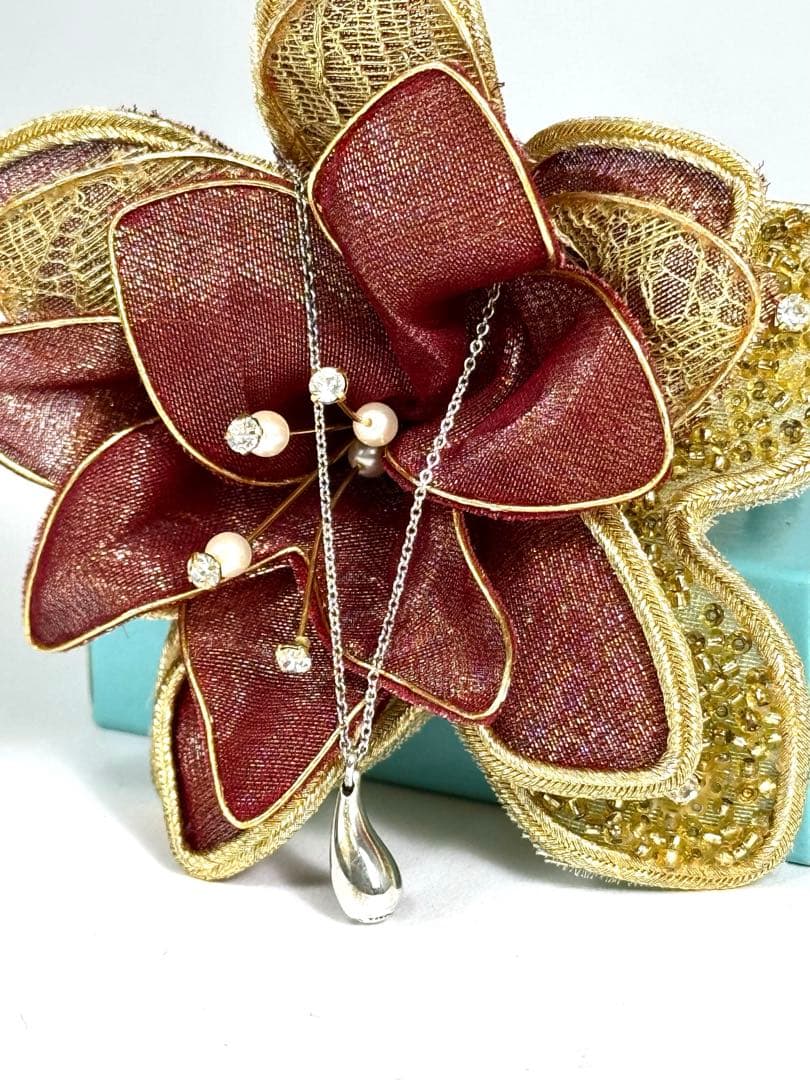 【チーバイ 】Tiffany & Co. ネックレス ドロップ型 925