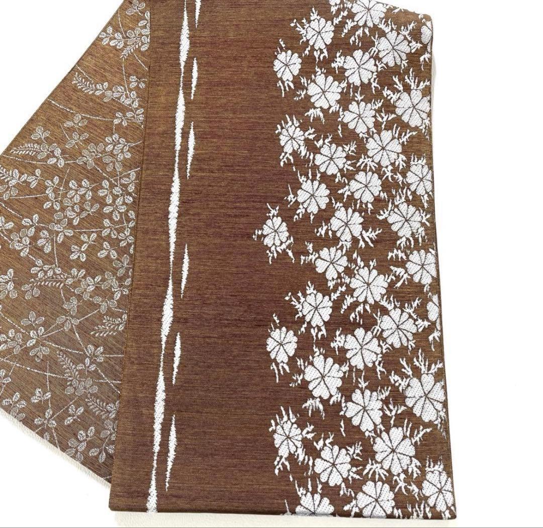 専用帯5038 4938 二点セット●高級 正絹 両面全通 リバーシブル 袋帯