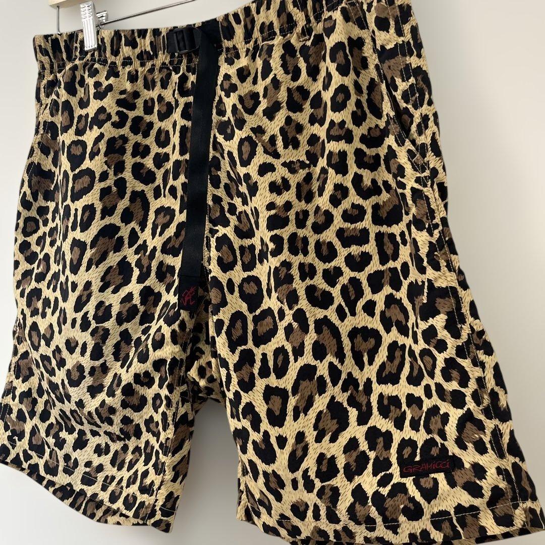 【別注】グラミチ　レオパード　ショートパンツ　Ｌ