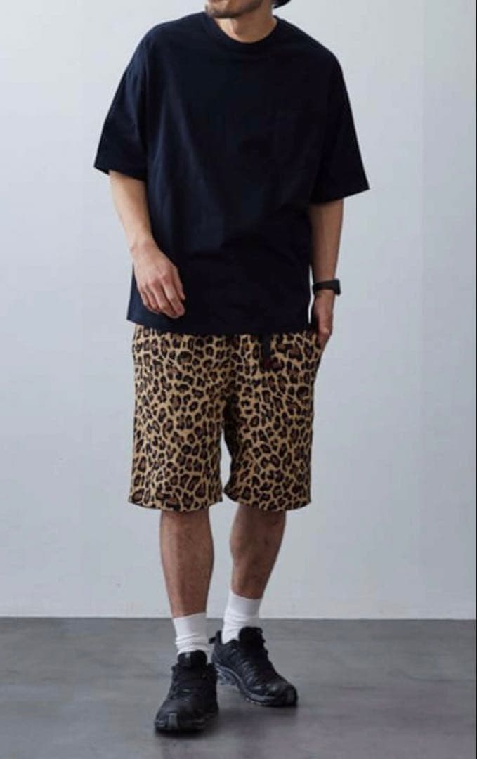 【別注】グラミチ　レオパード　ショートパンツ　Ｌ