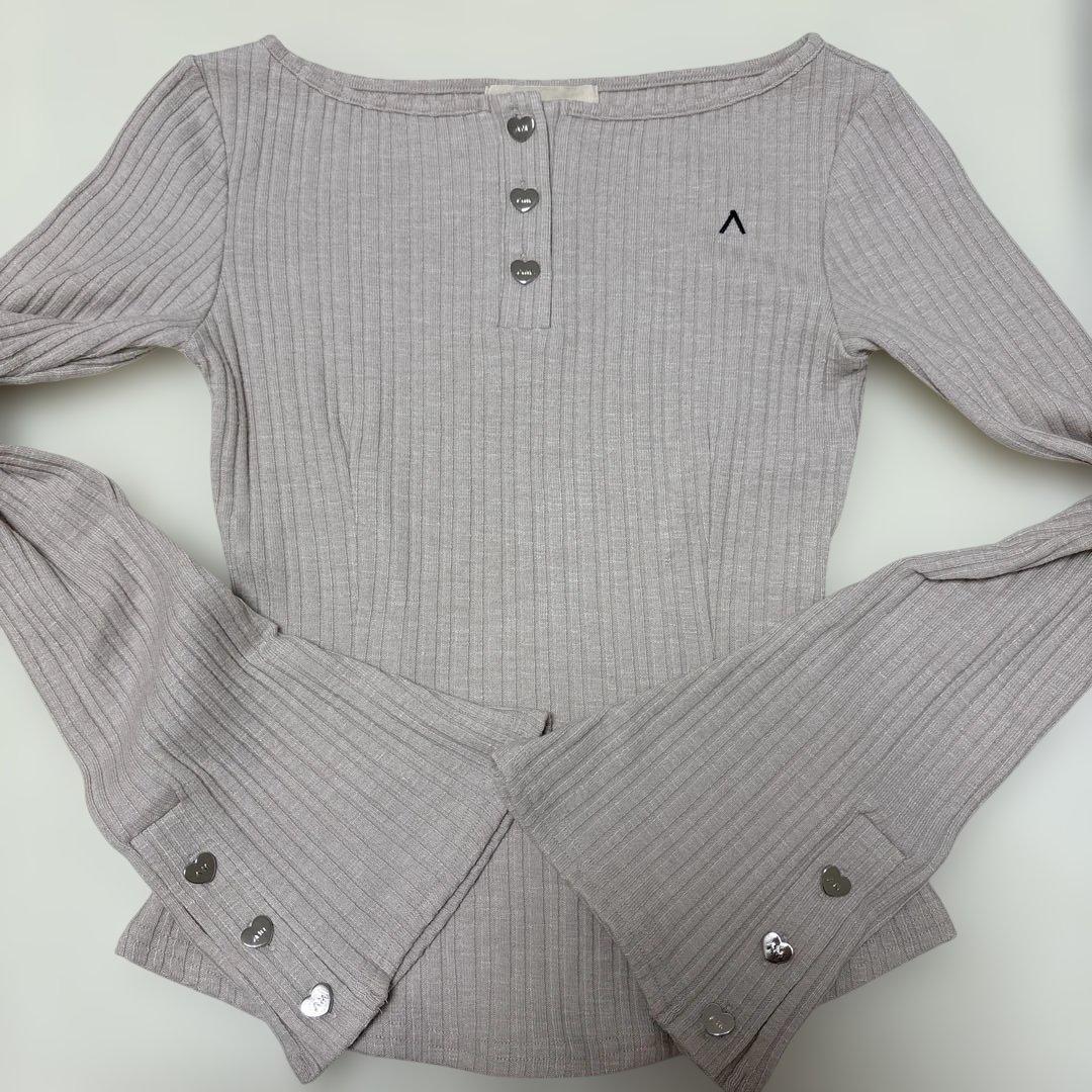 トップス andmary Dorothy heart tops