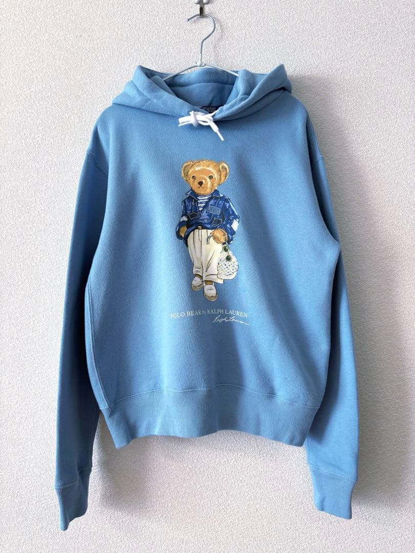 POLO Ralph Lauren ポロラルフローレン 水色パーカー　XS