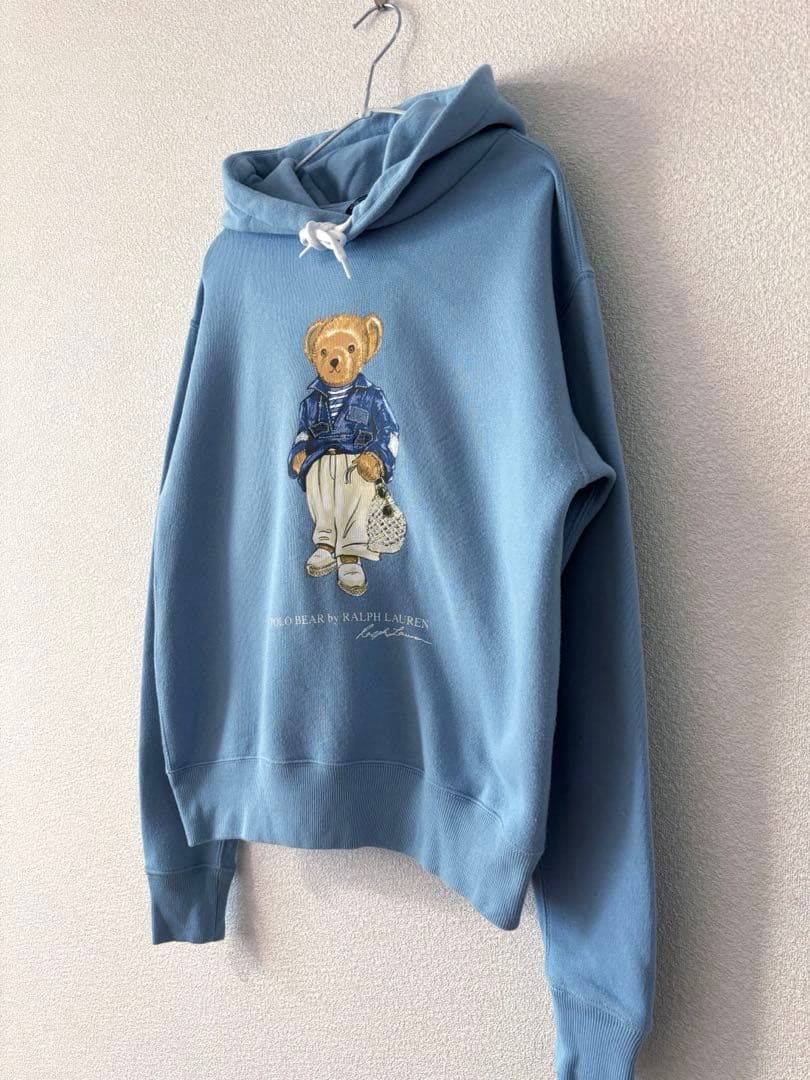 POLO Ralph Lauren ポロラルフローレン 水色パーカー　XS