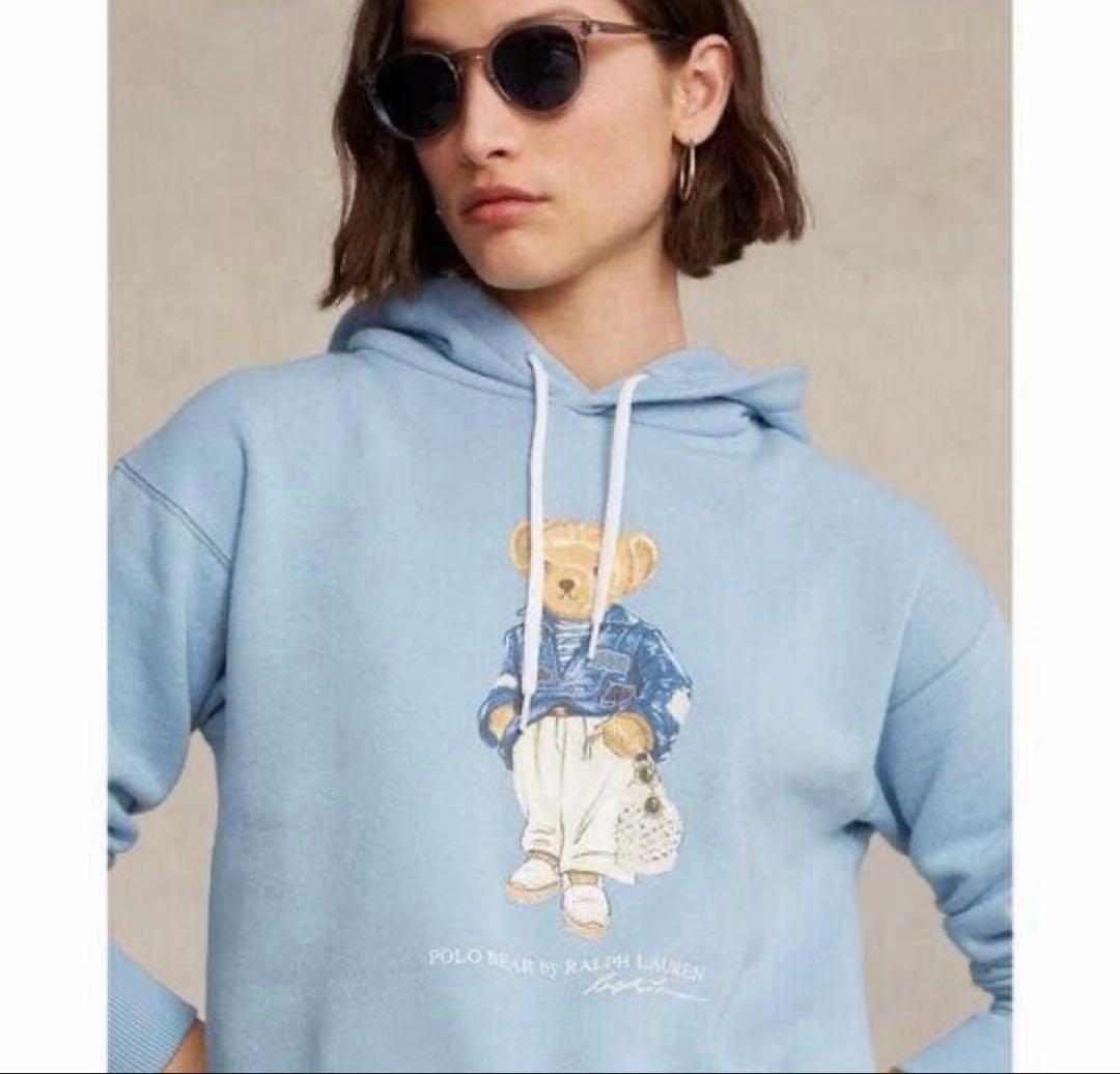 POLO Ralph Lauren ポロラルフローレン 水色パーカー　XS