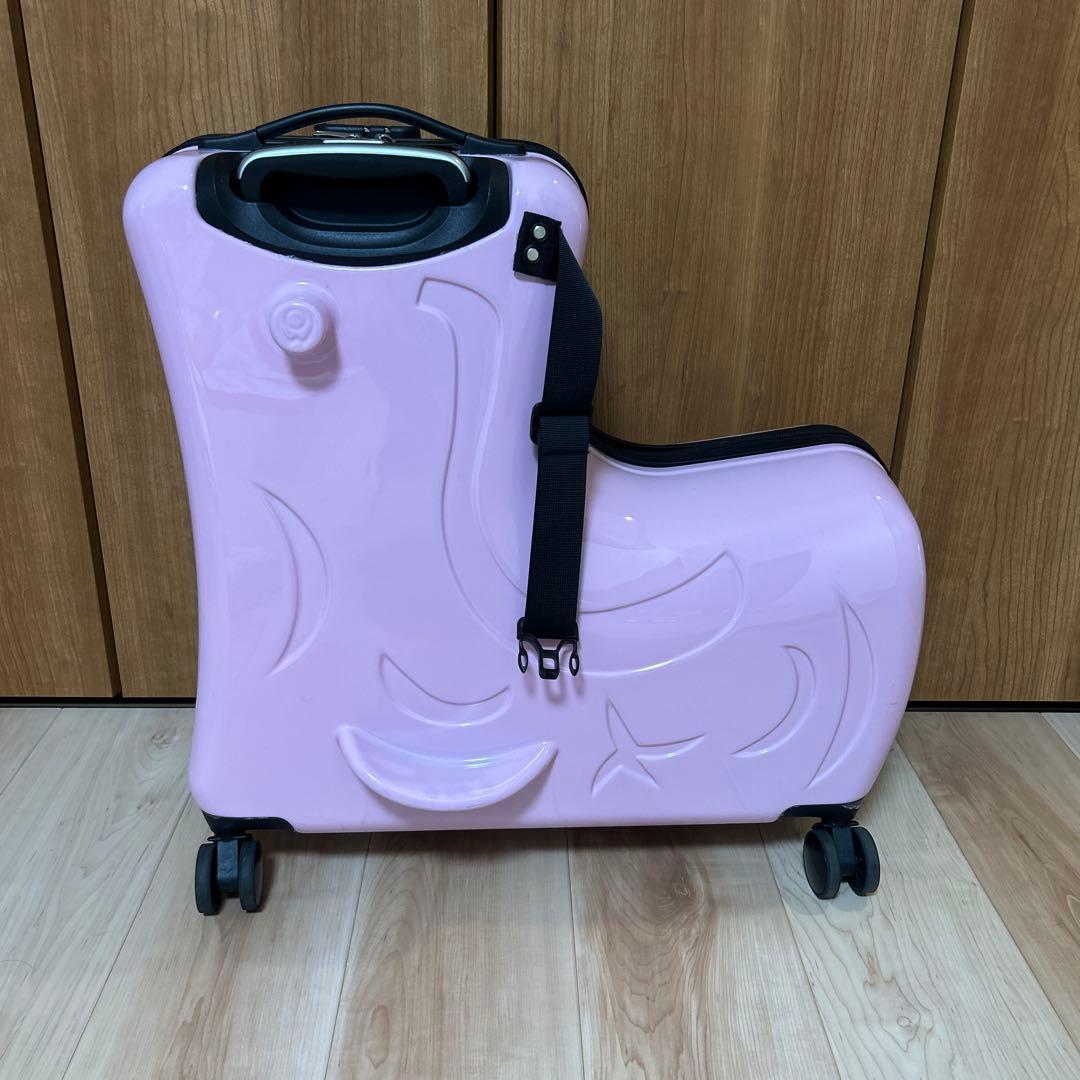 [NORICCO]ノリッコ子どもが乗れるキャリーケース　ベビーピンク