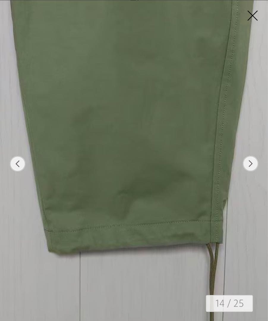 ＜H エイチ＞カーゴパンツ　オリーブグリーン