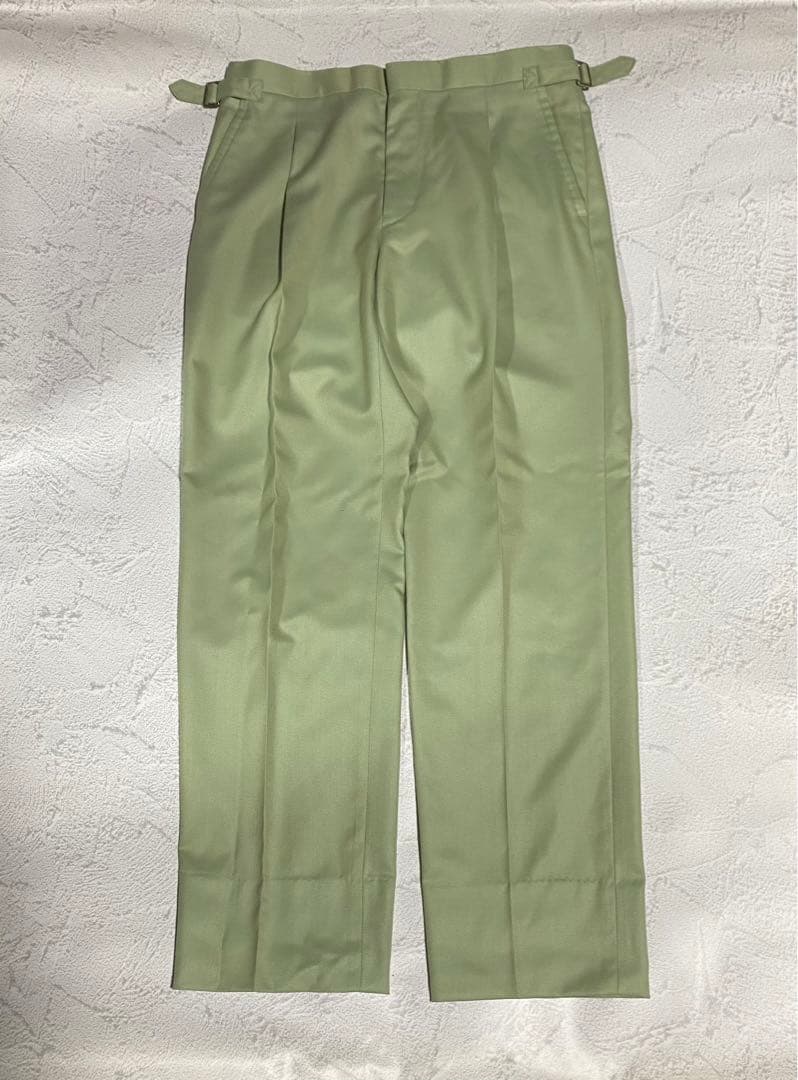 【世界一点・新品未使用】fendart one-tuck wool slacks