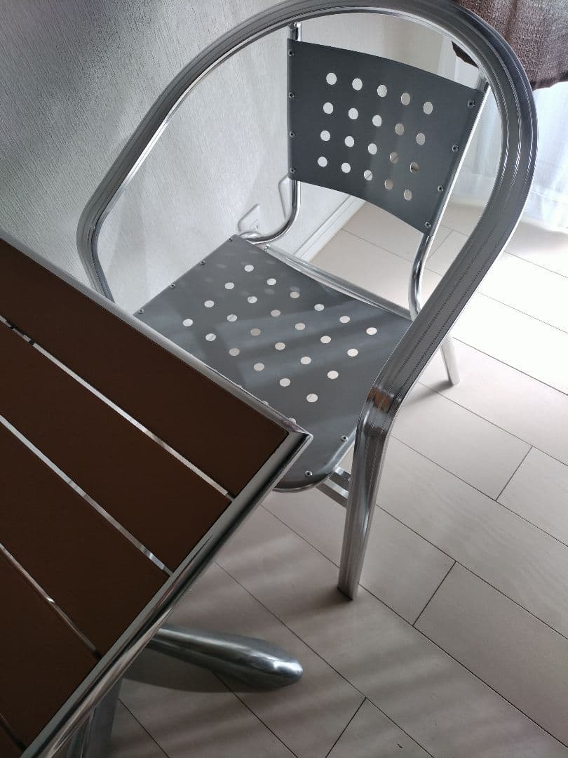 ダルトン　ALUMINUM CAFE TABLE＆ chair