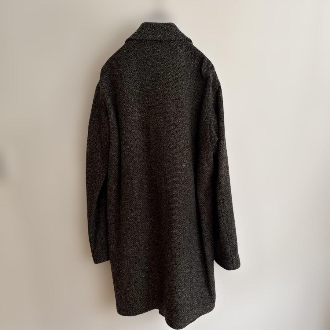 ms braque グリーン系 チェスターコート ウール混紡