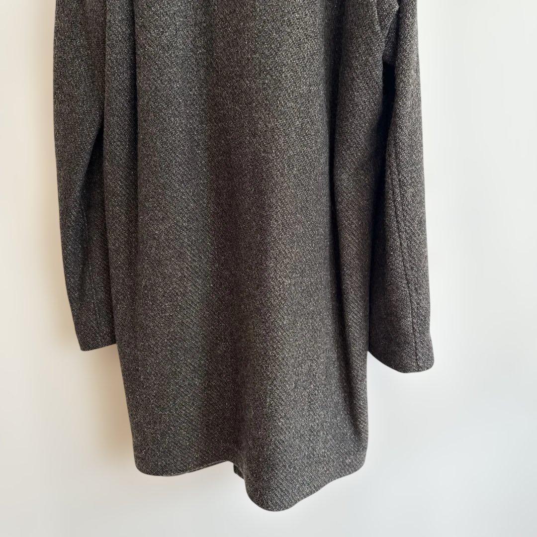 ms braque グリーン系 チェスターコート ウール混紡